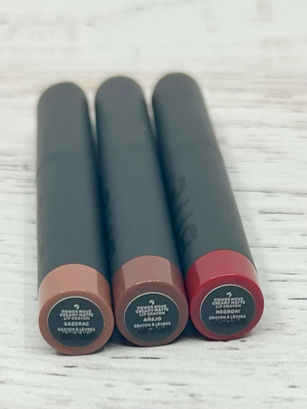 NIB Bite Beauty Midnight Mood Mini Power Move Creamy Matte Lip Crayon Trio